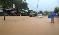 Atasi Banjir ke Bandara APT Pranoto, BPJN Tinggikan Badan Jalan DI Panjaitan