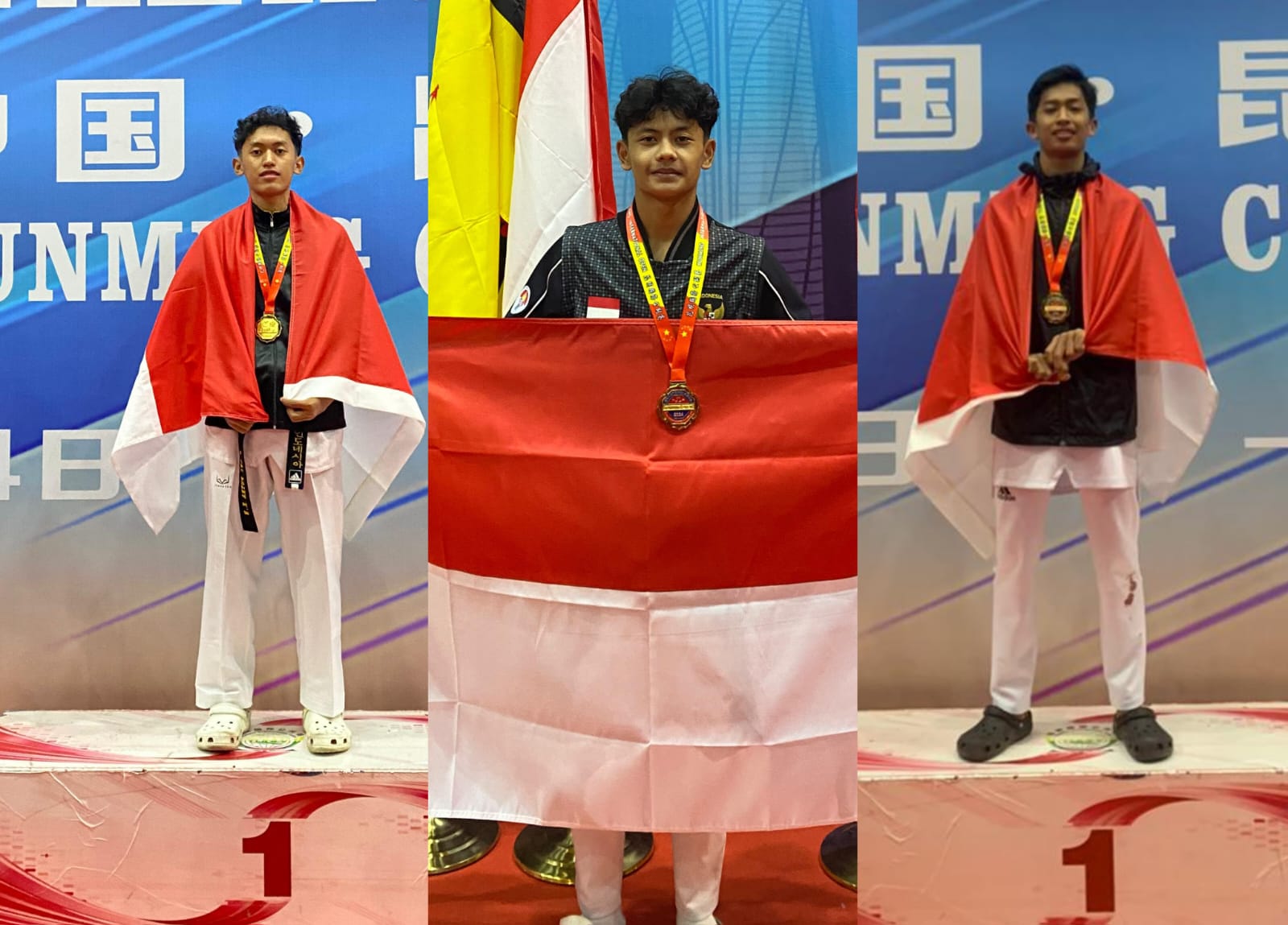 Atlet Taekwondo Nunukan Raih 3 Medali Emas di International Open ...