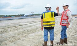 Uji Coba Runway Bandara IKN Berjalan Mulus