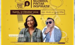 Sore Ini ‘Ngopi Sore’ Diskominfo Kaltim Bincang Karya Gina S Noer Menuju Dunia