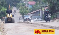 PT Bumi Ambalat Perbaiki Jalan Sei Bilal Nunukan yang Rusak