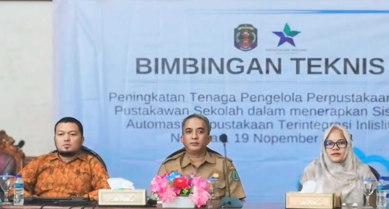 DPK Pemkab Nunukan Gelar Bimtek Pengelolaan Perpustakaan Sistem Automasi InlisLite