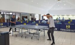 Sebelas OPD Berebut Gelar Juara Tenis Meja Antar Perangkat Daerah Kaltim